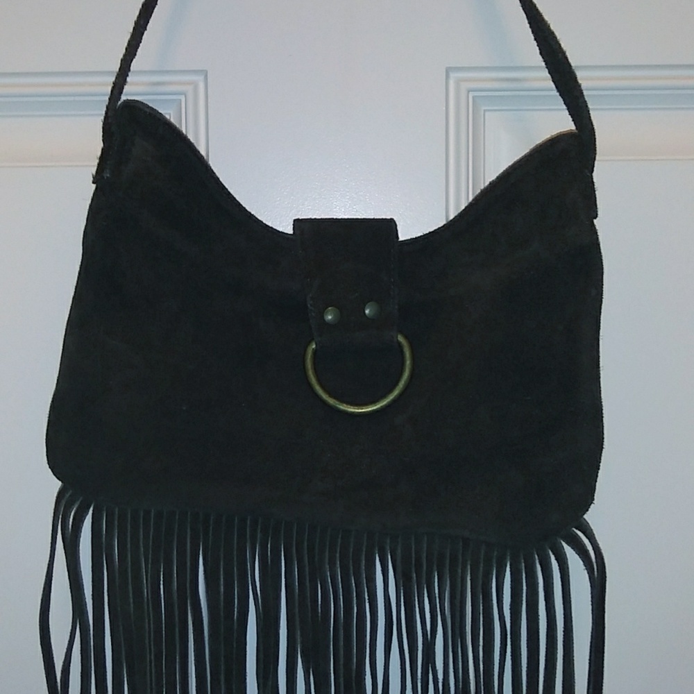 Cool Brown Suede Purse